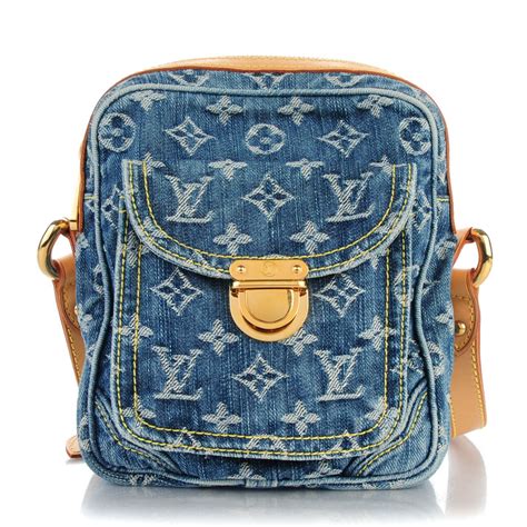 white and blue louis vuitton bag|louis vuitton blue jean bag.